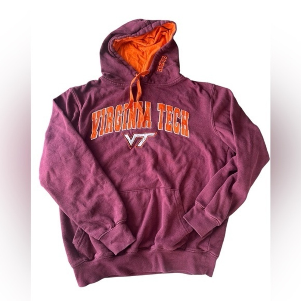 Stadium Athletics Virginia Tech VT Hokies Mens Size Small - Maroon Orange
